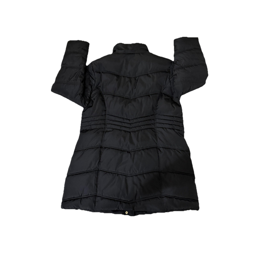 LAUNDRY BY SHELLI SEGAL WOMENS BLACK PUGFER COAT SIZE XL PTP 21”